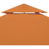 VidaXL Vervangend Tentdoek Prieel 310 g/m² 3x3 m Oranje