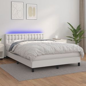 vidaXL-Boxspring-met-matras-en-LED-kunstleer-zwart-140x190-cm