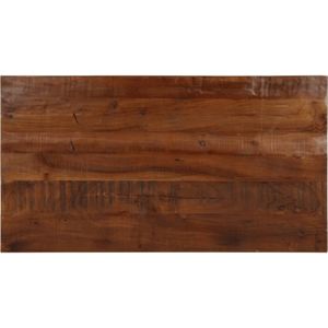 vidaXL Tafelblad rechthoekig 110x60x2,5 cm massief gerecycled hout