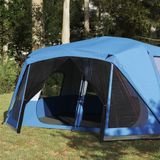 vidaXL Tent 10-persoons waterdicht blauw