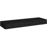 vidaXL-Wandschap-met-lade-zwevend-80x25x8-cm-zwart