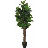 vidaXL-Kunstplant-vijgenboom-134-bladeren-120-cm-groen