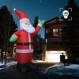 vidaXL Kerstman opblaasbaar LED XXL IP44 600 cm