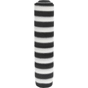 vidaXL Privacynet 150 g/m² 2x25 m HDPE antracietkleurig en wit