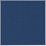 vidaXL-Verzwaringsdeken-200x200-cm-9-kg-stof-blauw