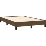 VidaXL Bedframe Stof Donkerbruin 120x200 cm