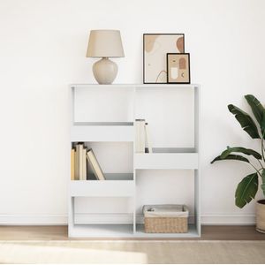 vidaXL Boekenkast / kamerscherm 100x33x115 cm wit