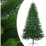 vidaXL Kunstkerstboom met verlichting en kerstballen 150 cm groen