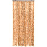 VidaXL-Vliegengordijn-100x220-cm-chenille-oker-en-wit