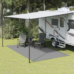 vidaXL Tenttapijt 4,5x2,5 m antracietkleurig