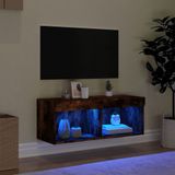 vidaXL-Tv-meubel-met-LED-verlichting-80x30x30-cm-gerookt-eikenkleurig