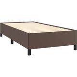 vidaXL-Bedframe-kunstleer-bruin-90x200-cm