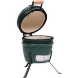 VidaXL Kamado Barbecue 56 cm Keramiek Groen 