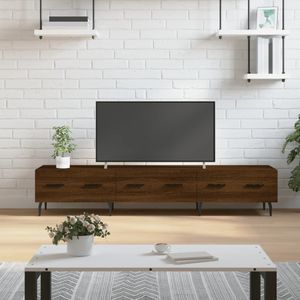VidaXL Tv-meubel 150x36x30 cm - Bewerkt Hout - Bruineikenkleurig
