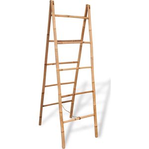 vidaXL-Dubbele-handdoekenladder-met-5-tredes-50x160-cm-bamboe