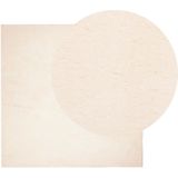 vidaXL-Vloerkleed-HUARTE-laagpolig-zacht-wasbaar-200x200-cm-beige