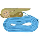 vidaXL Spanbanden 0,8 ton 4mx25mm blauw 10 st