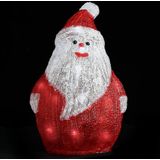 vidaXL Kerstfiguur kerstman LED binnen en buiten 28 cm acryl