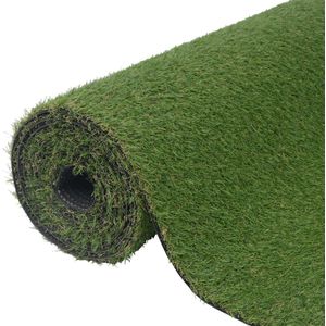 vidaXL Kunstgras 1,5x10 m/20 mm groen