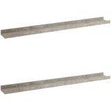 vidaXL-Wandschappen-2-st-80x9x3-cm-betongrijs