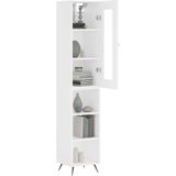 vidaXL-Hoge-kast-34,5x34x180-cm-bewerkt-hout-wit