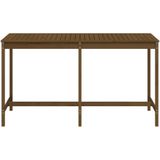 vidaXL Tuintafel 203,5x90x110 cm massief grenenhout honingbruin