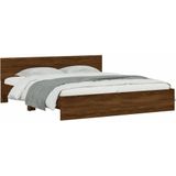 VidaXL-Bedframe-met-hoofdeinde-bruin-eikenkleurig-180x200-cm