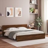 VidaXL-Bedframe-met-hoofdeinde-bruin-eikenkleurig-180x200-cm