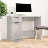 vidaXL-Bureau-100x50x75-cm-bewerkt-hout-betongrijs