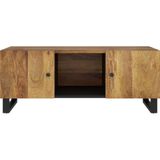 vidaXL-Salontafel-100x54x40-cm-massief-mangohout-en-bewerkt-hout