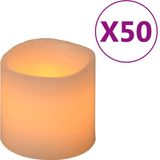 VidaXL Kaarsen 50 St LED Warmwit
