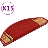 vidaXL-Trapmatten-zelfklevend-15-st-65x21x4-cm-rood