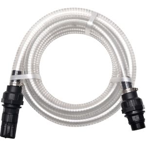 <p>Deze zuigslangset is ideaal voor diverse toepassingen, zoals huishoudelijke waterleidingen, waterfilters, tuinpompen en andere watersystemen. De slang is vervaardigd van hoogwaardig PVC, waardoor hij zeer duurzaam is en lang meegaat.</p>
<p>Deze set is voorzien van een handig voetventiel en een zeef, die ervoor zorgen dat grotere vuildeeltjes niet in de slang terechtkomen. Zo blijft het water schoon en kunt u zorgeloos gebruik maken van de slangset.</p>
<ul>
  <li>Kleur: wit</li>
  <li>Materiaal: PVC</li>
  <li>Binnendiameter slang: 22 mm</li>
  <li>Buitendiameter slang: 26 mm</li>
  <li>Lengte: 7 m</li>
  <li>Gewicht: 1,65 kg</li>
  <li>Schroefdraadaansluiting: 1"</li>
  <li>Minimale temperatuur: -10 graden</li>
  <li>Maximale temperatuur: 60 graden</li>
  <li>Maximale werkdruk: 12 bar</li>
  <li>Voetventiel met zeef</li>
</ul>
<p>Met deze zuigslangset bent u verzekerd van een betrouwbare en hoogwaardige oplossing voor uw waterleidingen en watersystemen. De set is eenvoudig te installeren en biedt een uitstekende bescherming tegen vuil en verstoppingen. Bestel nu en profiteer van de vele voordelen die deze zuigslangset te bieden heeft!</p>