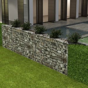 VidaXL Gabion Mand 300x30x100 cm - Gegalvaniseerd Staal