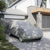 vidaXL Autohoes voor SUV L nonwoven stof volledig grijs