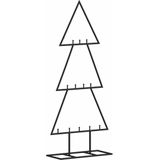 vidaXL Kerstdecoratie kerstboom 60 cm metaal zwart