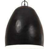 vidaXL Hanglamp industrieel rond 25 W E27 42 cm zwart