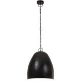 vidaXL Hanglamp industrieel rond 25 W E27 42 cm zwart
