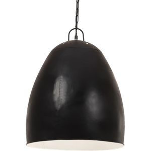 vidaXL Hanglamp industrieel rond 25 W E27 42 cm zwart