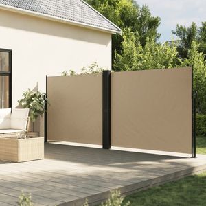 vidaXL Windscherm uittrekbaar 180x1000 cm beige