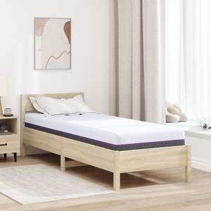vidaXL Matrassen Wit, Grijs 70 x 200 cm 100% polyester jacquard stof
