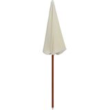 VidaXL Parasol Stalen Paal 180 cm Zandkleurig