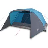 vidaXL Tent 6-persoons waterdicht blauw