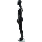 vidaXL-Etalagepop-mannelijk-met-glazen-voet-185-cm-glanzend-zwart