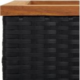 VidaXL-Plantenbak-80x40x40-cm-poly-rattan-zwart