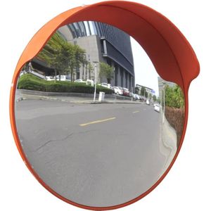 vidaXL Verkeersspiegel voor buiten 45 cm PC-kunststof oranje