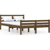 VidaXL Bedframe Massief Hout Honingbruin 160x200 cm