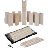 vidaXL Houten Kubb spel set