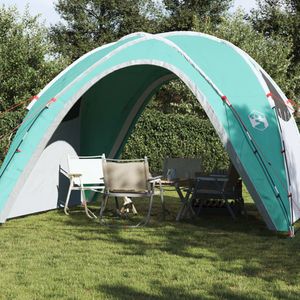 vidaXL Partytent 360x360x219 cm 190T taft groen