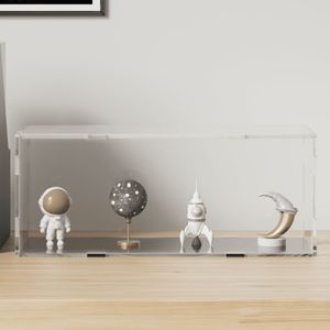 vidaXL Vitrine transparant 34x16x14 cm acryl
